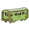 Little & Wood: Woodlet: Medium - NYC Subway 4 Train - Green, 3D Wooden Kit-Set, City Transportation Puzzle, Easy Assembly, Pop Build Fun, Ages 6+